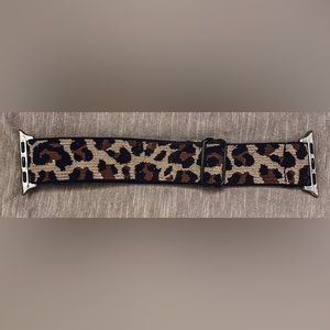 Adjustable Leopard Print Apple Watch Band